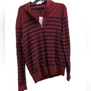 Banana Republic striped sweater in Marron and blue. NEW